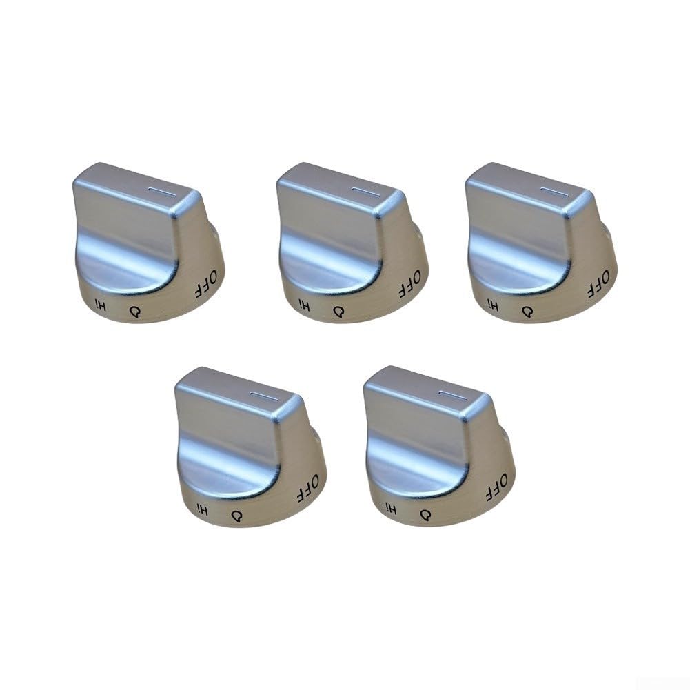 Manopola Fornello W11188749 Ricambio Argento(5pcs)