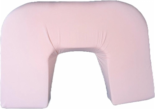 Almofada Amamentacao Grande Rosa Claro Bebe Gemelar