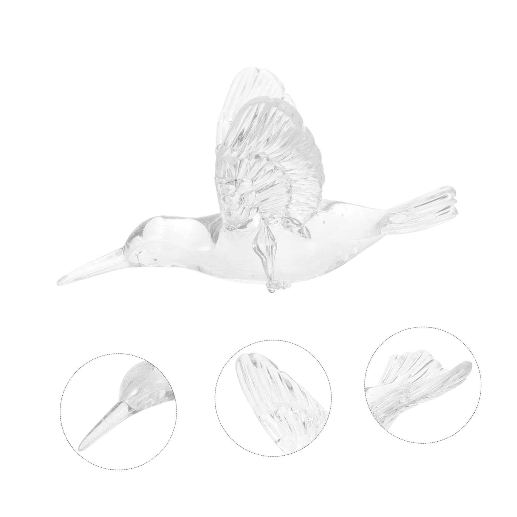 Alipis Anhänger als Leichte Transparente Deckendekoration mit Glatter Oberfläche 20 Stück aus Acryl für Hochzeit und Party Fensterdekoration