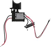 Vista 5 de Interruptor de control de velocidad de taladro inalámbrico 7,2 V - 24 V Interruptor de taladro eléctrico con luz pequeña para taladro manual