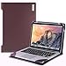 Broonel - Profile Series - Purple Leather Laptop Case Compatible With Lenovo YOGA 530-14IKB Ultrabook Touch Convertible 14"
