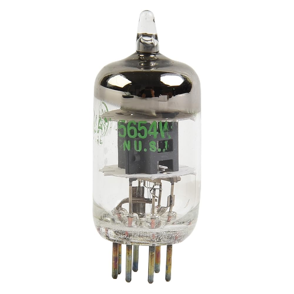 ZYWUOY Lot de 2 tubes sous vide à 7 broches pour GE JAN 5654 W pour tubes à vide 6AK5/6J1/6GB/01/EF95/6J1P