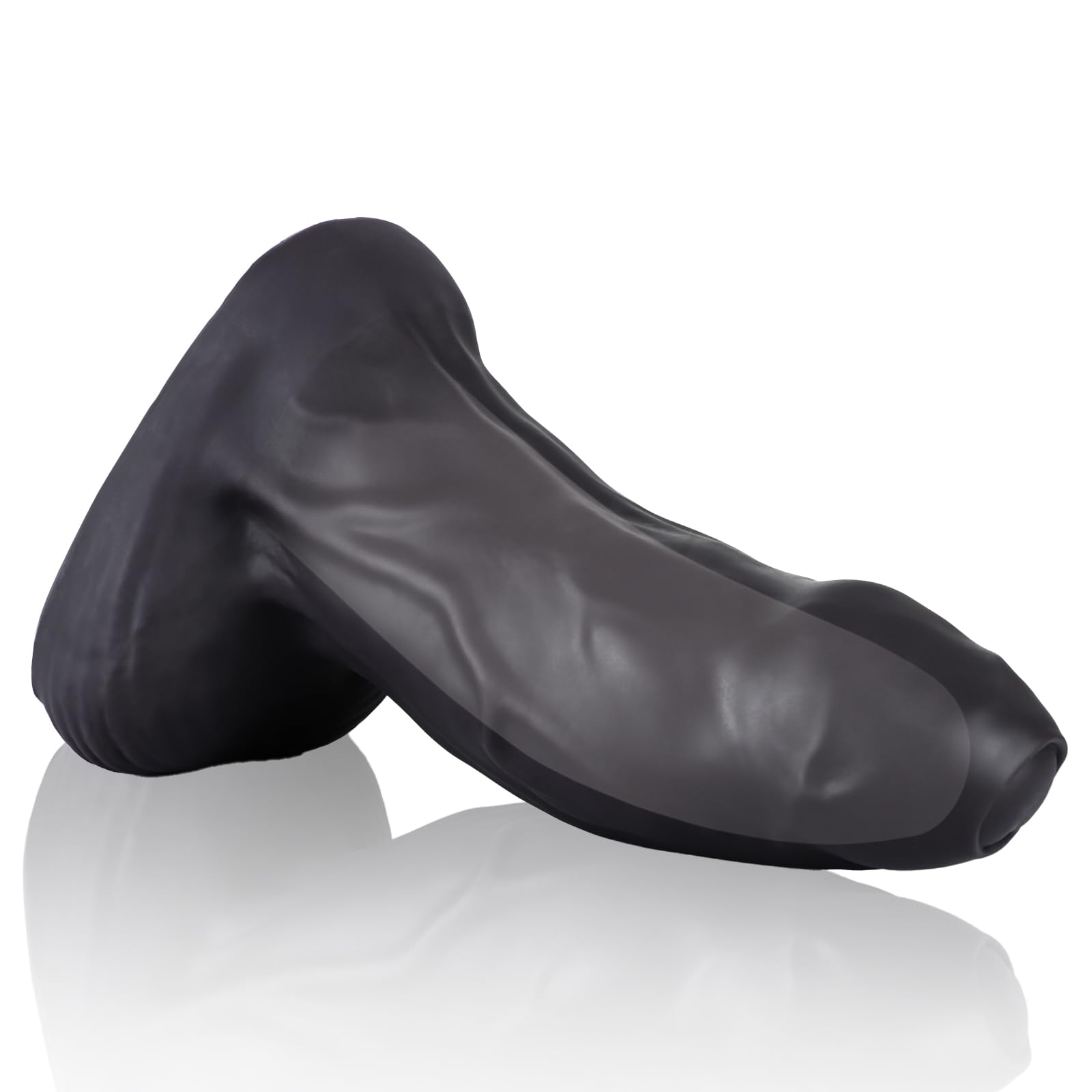3.5'' Diameter Realistic Uncut Dildo with Balls,10 Inch Big Black Dildo with Huge Suction Cup for Hands-Free Play,XXL Girthy Silicone Dildos Large Anal Dildos for Men Women Gay Couple Masturbator