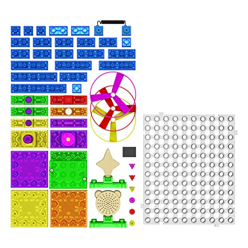 E-Blox Building Blocks Circuit Kit 120 Projects, Build Your Own Sound Machine & Radio, Build Real Working Fm Radio & Listen To Favorite Station, 8+ #TOP2