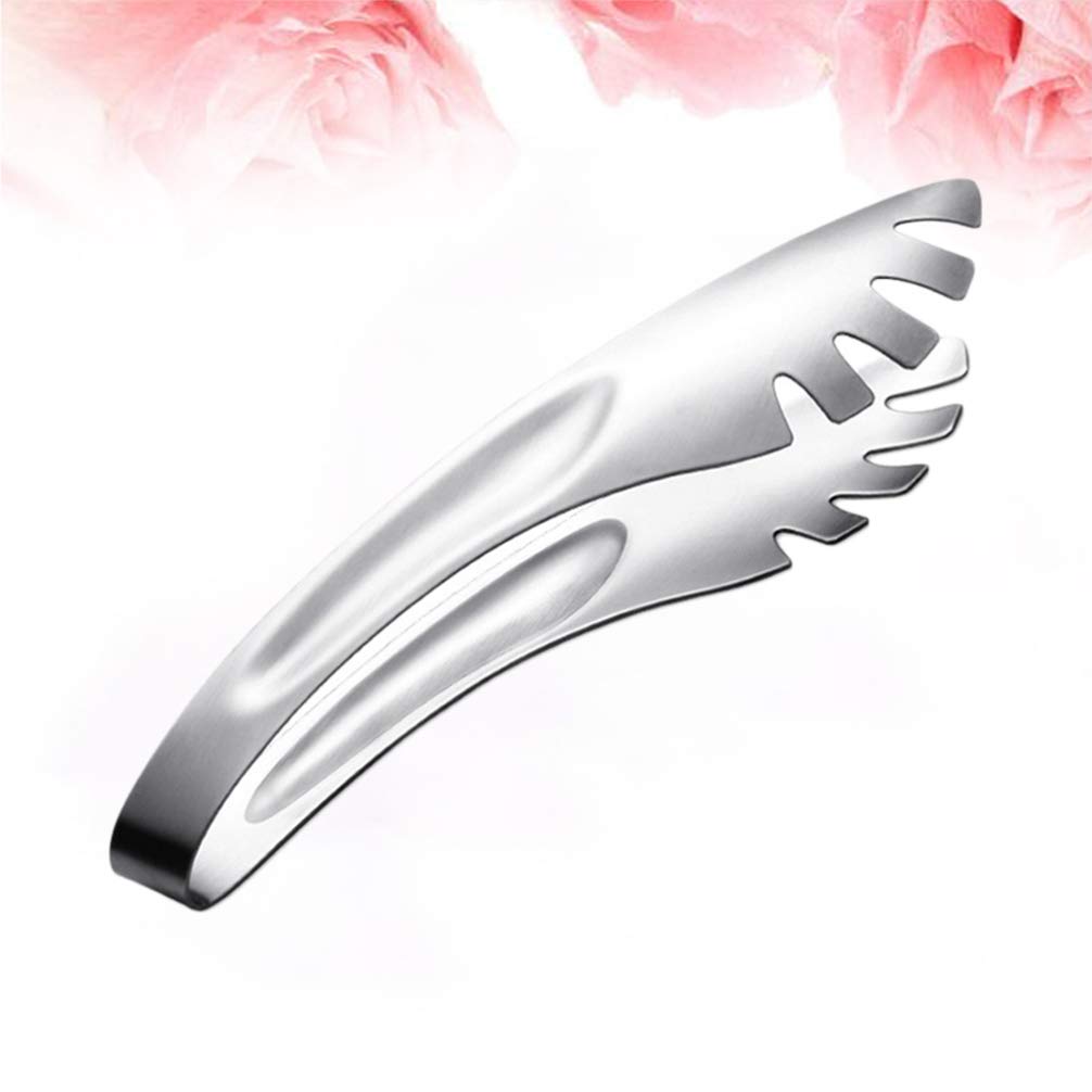 Pinces de Chef, 3 pièces, Pinces à Spaghetti en Acier Inoxydable, Pinces épaisses pour Aliments, Pinces de Service Multifonctions pour salades, légumes, Pinces à Salade (Argent L)
