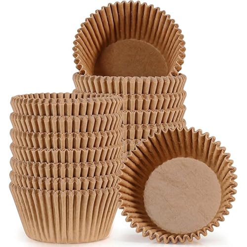 Catálogo de Capacillos para cupcakes los 10 mejores. 50 Capacillos Para Cupcakes, 300 Piezas, 7 x 3 cm, Papel De Calidad, No es fácil desgarrar,Ideales Para Postres, Pasteles, Fiestas, Cumpleaños, Uso Diario
