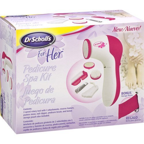 Buy Dr. Scholl's for Her Pedicure Spa Kit With Battery Operated Pumice