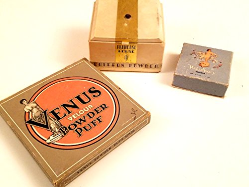 Lot Vintage Antique Dresser Powder Boxes Assortment