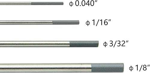 Miniatura 5 de Electrodos de tungsteno para soldadura TIG 2% ceriados 116 "x 7" (gris, WC20) 10 unidades