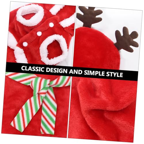 Disfraz de Navidad para Perros Talla S con Bufanda miniatura 4