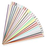 52Pcs Book Binding Headbands Endbands 12 Inch Long Medium Cotton Bookbinding Kit Book Repair Materials Supplies for Beginners Bookbinding Book Decor 52 Color