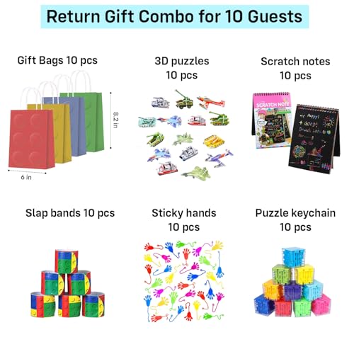 Image of Party Propz Birthday Return Gifts for Kids - 60 Pcs, Return gift for kids age 6-10, Birthday return gift for kids 6-12, return gifts for kids, return gift for kids age 10-12, Party Favours