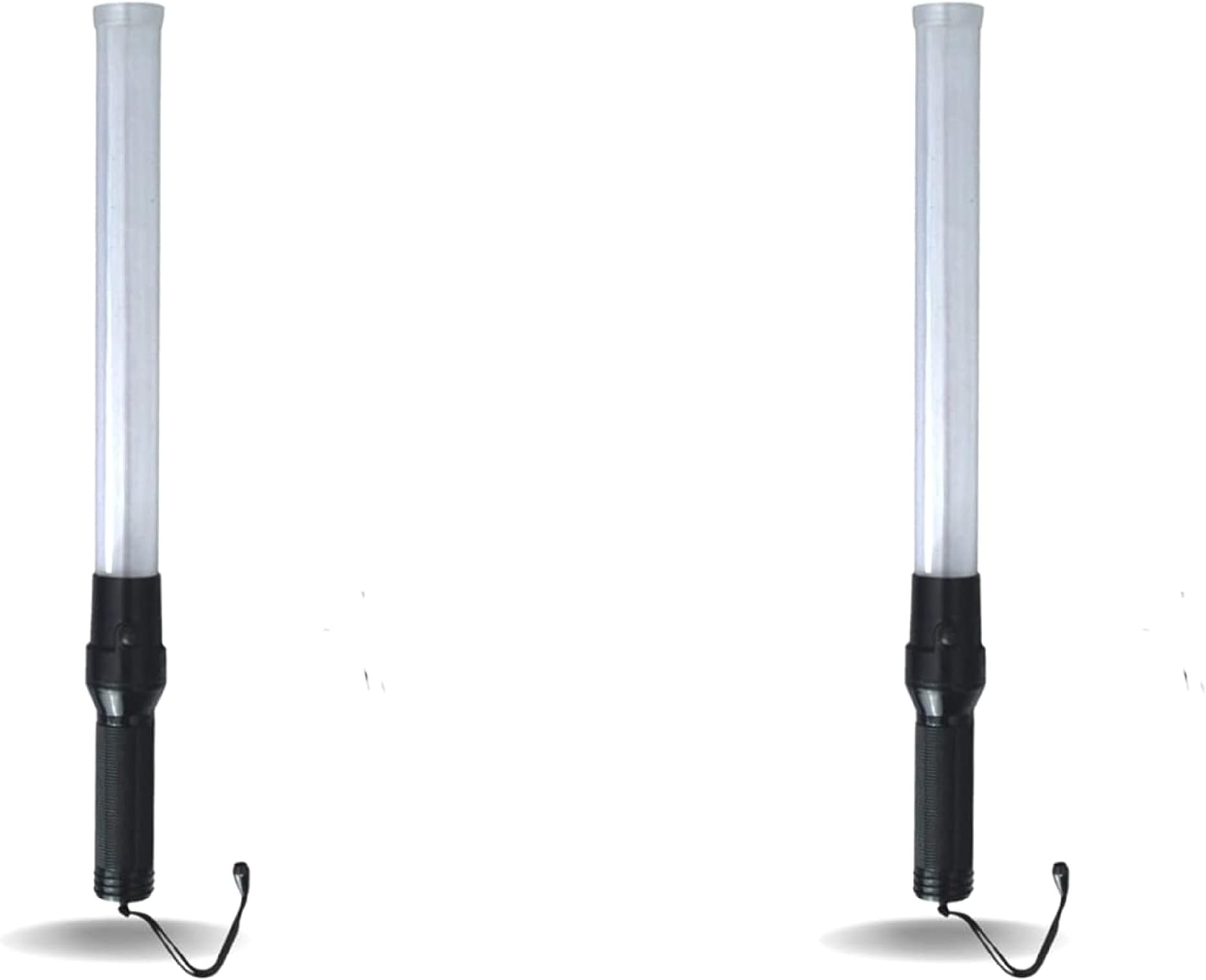 Baton Light Stick "21 inch" (Pack of 2) Non Rechargeable, Red and Green Blink for Traffic Control, Street Protection Wand Baton