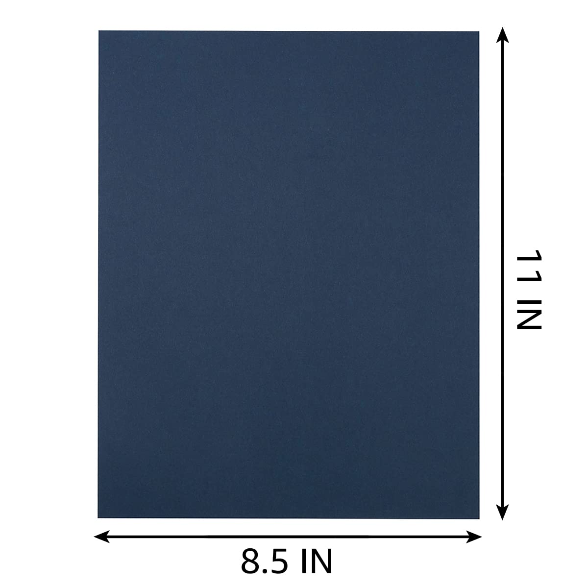 30 sheets Cardstock Paper 8 1/2 x 11 Inches for Crafts and Invitations (Navy Blue)