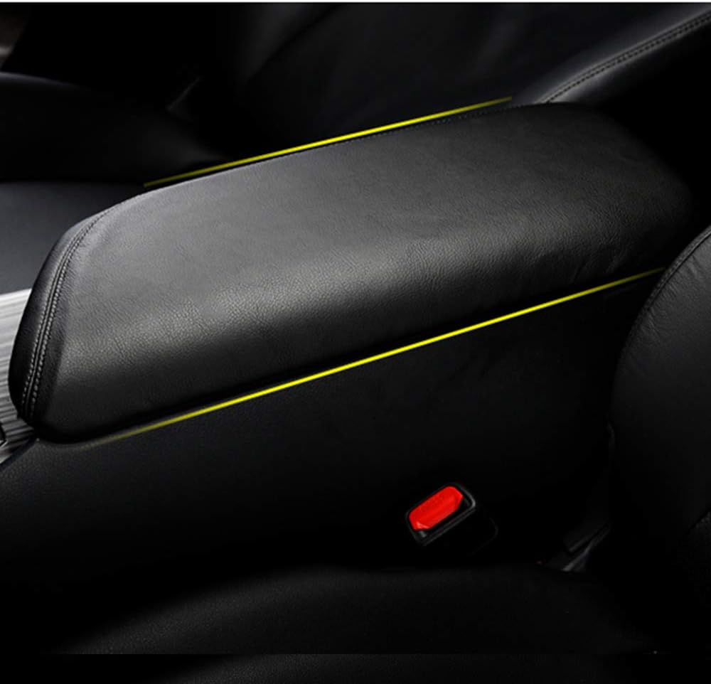 XITER Car Armrest Cover Saver, 1 Pc Center Console Leather Pad Fit for Toyota Camry 2018-2024, Central Console Armrest Box Protector Interior Accessories (Carbon fiber)