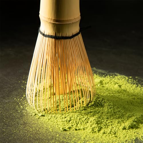 Premium Bamboo Matcha Whisk 120-Prong – Matcha preparation - Making Smooth and Frothy texture – Perfect for Daily Use, Travel, and Gift Giving - Matcha Tea Brush - Matcha whisk set