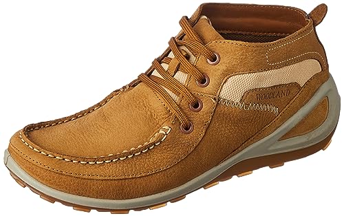 Image of Woodland Men's Casual Shoes Camel