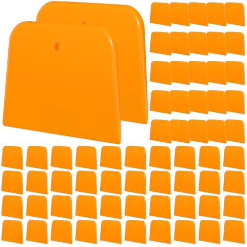 Image of Frienda 120 Pcs Body Filler Spreaders Plastic Tools for Automotive Applying Putties Glazes Caulks and Paint (3.5 x 2.6 x 3.9 in)