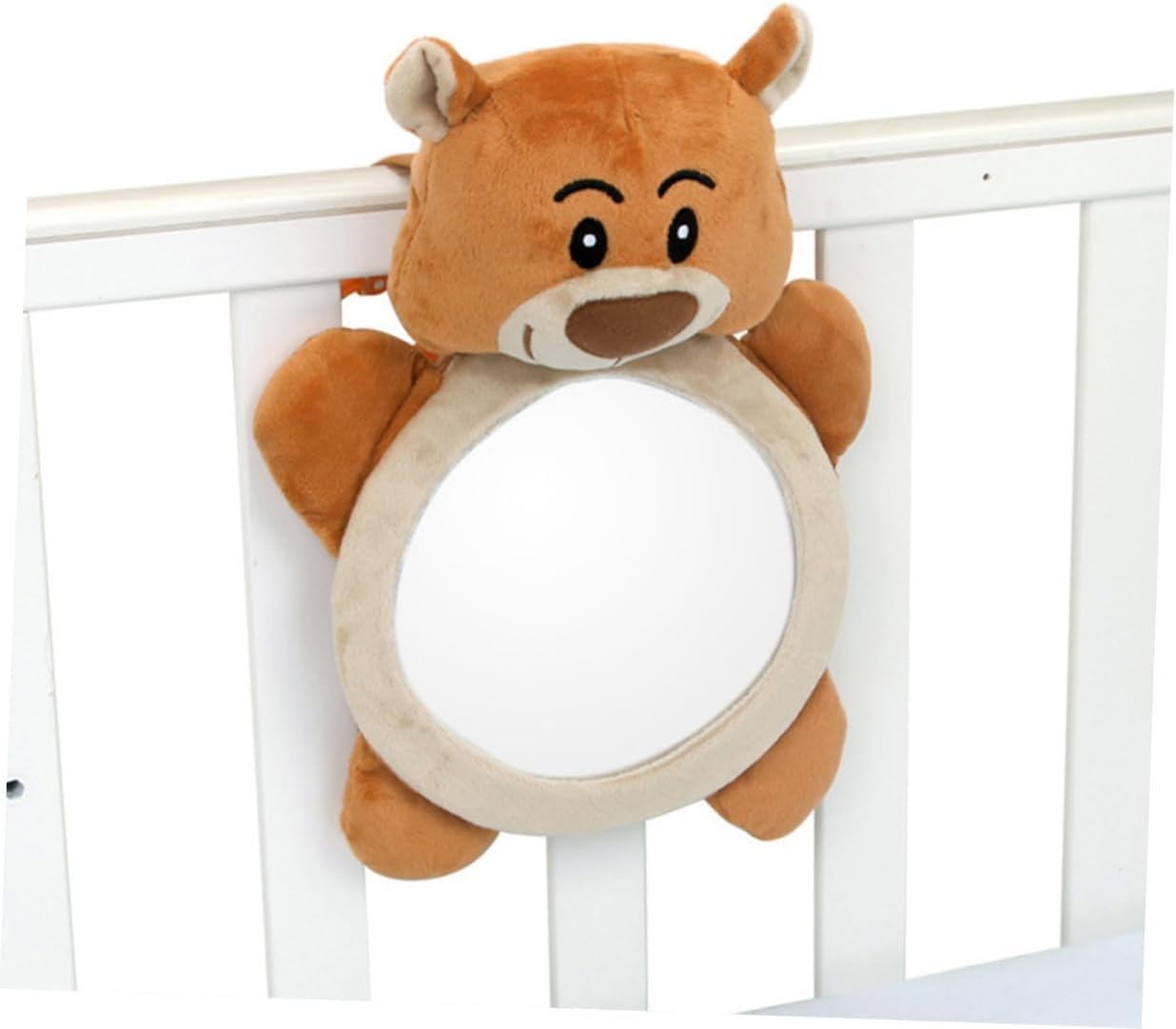 MERRYHAPY Rear Facing Mirror Bear Shaped Mirror for No Tools Required Installation