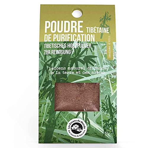Les Encens du Monde - Encens naturel en sachet Poudre de purification tibétaine