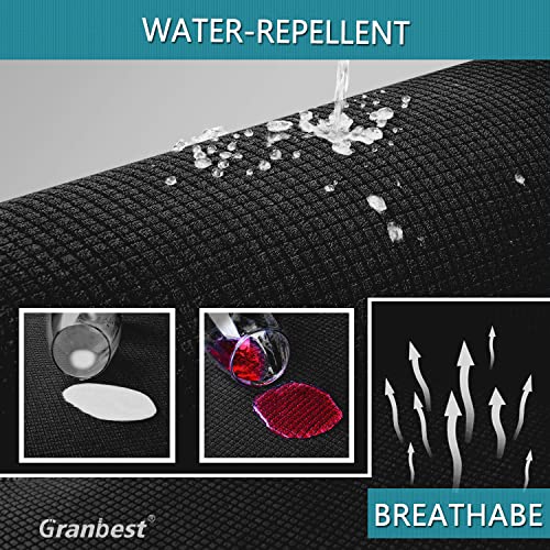 Granbestwaterrepellentfutoncoverhighstretcharmlesssofacoversfoldablesofabedcoversjacquardfutonslipcoverwaterprooffurnitureprotectorforkidspetsfutonblack  Urban Country Home Decor Granbest water repellent futon cover high stretch armless sofa covers foldable sofa bed covers jacquard futon slipcover waterproof furniture protector for kids pets futon black  urban country home decor
