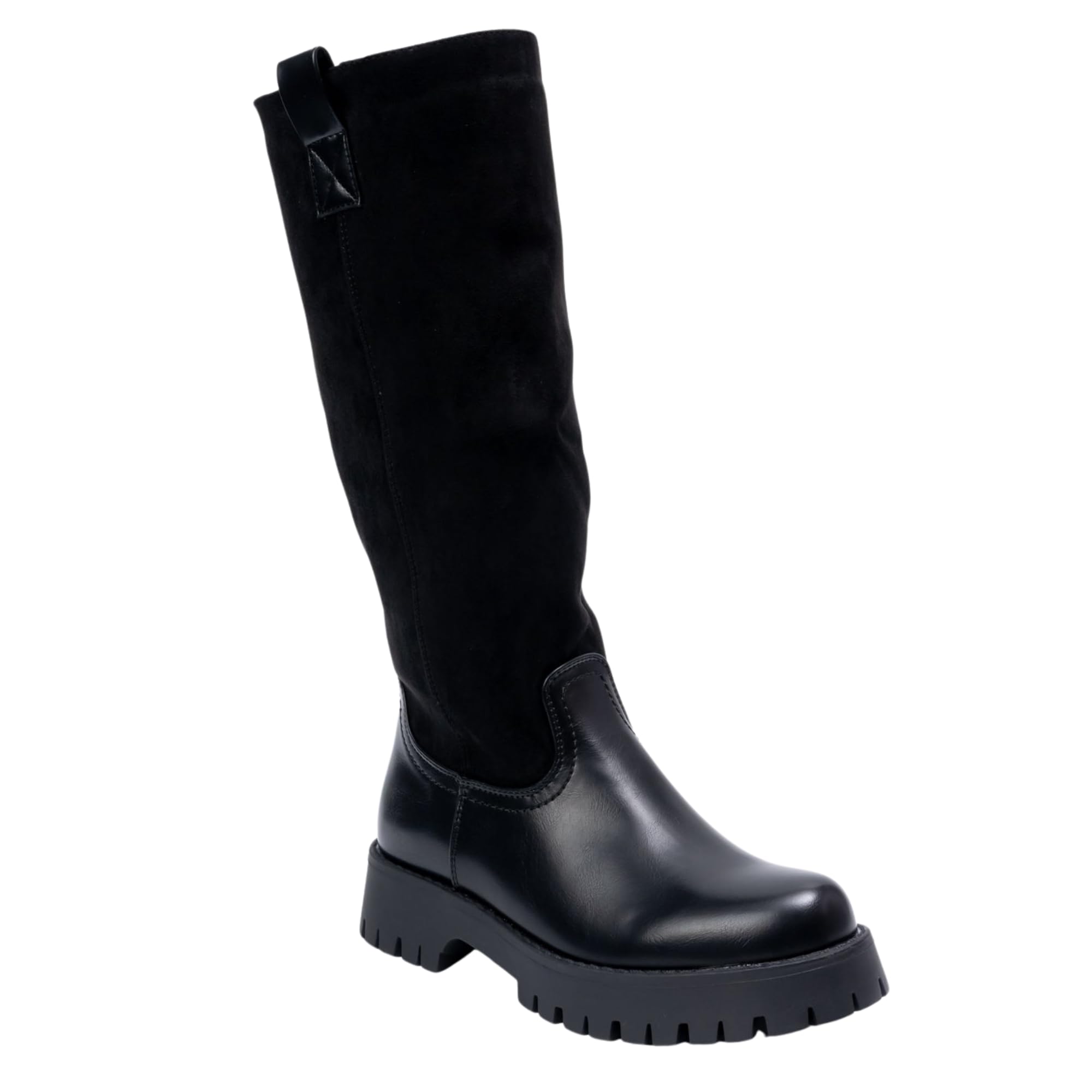 Sole Rebels - Women's Black Knee High Boots | Casual-picture-17
