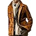 Produktbild each women Herren Braun Wildleder Jacken Grün Lässige Wildlederjacke Herren Plus Size Wildlederjacke Blazer
