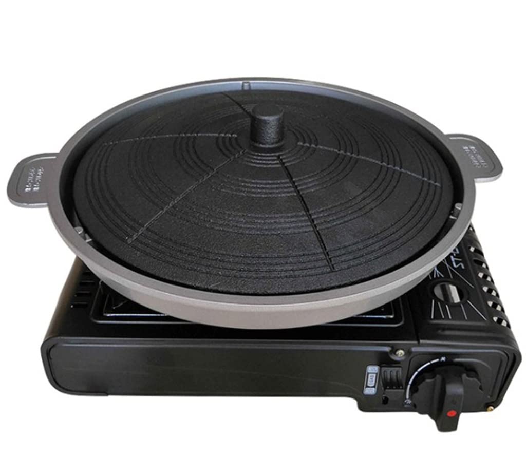 JFDBGU Placa de Barbacoa de Hierro Fundido TEPPANYAKI Gas Stove POTA BAINTA COPIEDA DE CASA Comercial Pan BBQ Pan BBQ
