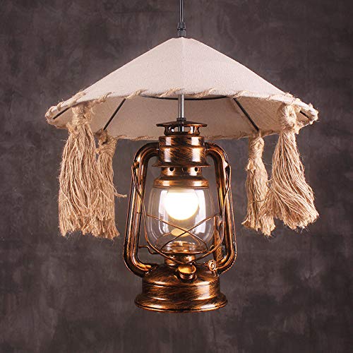 Preisvergleich Produktbild PZAIQ Statuen Deko Antike Bar Treppenhaus Cafe Kreative Lampe Petroleumlampe Pferdelaterne Kronleuchter