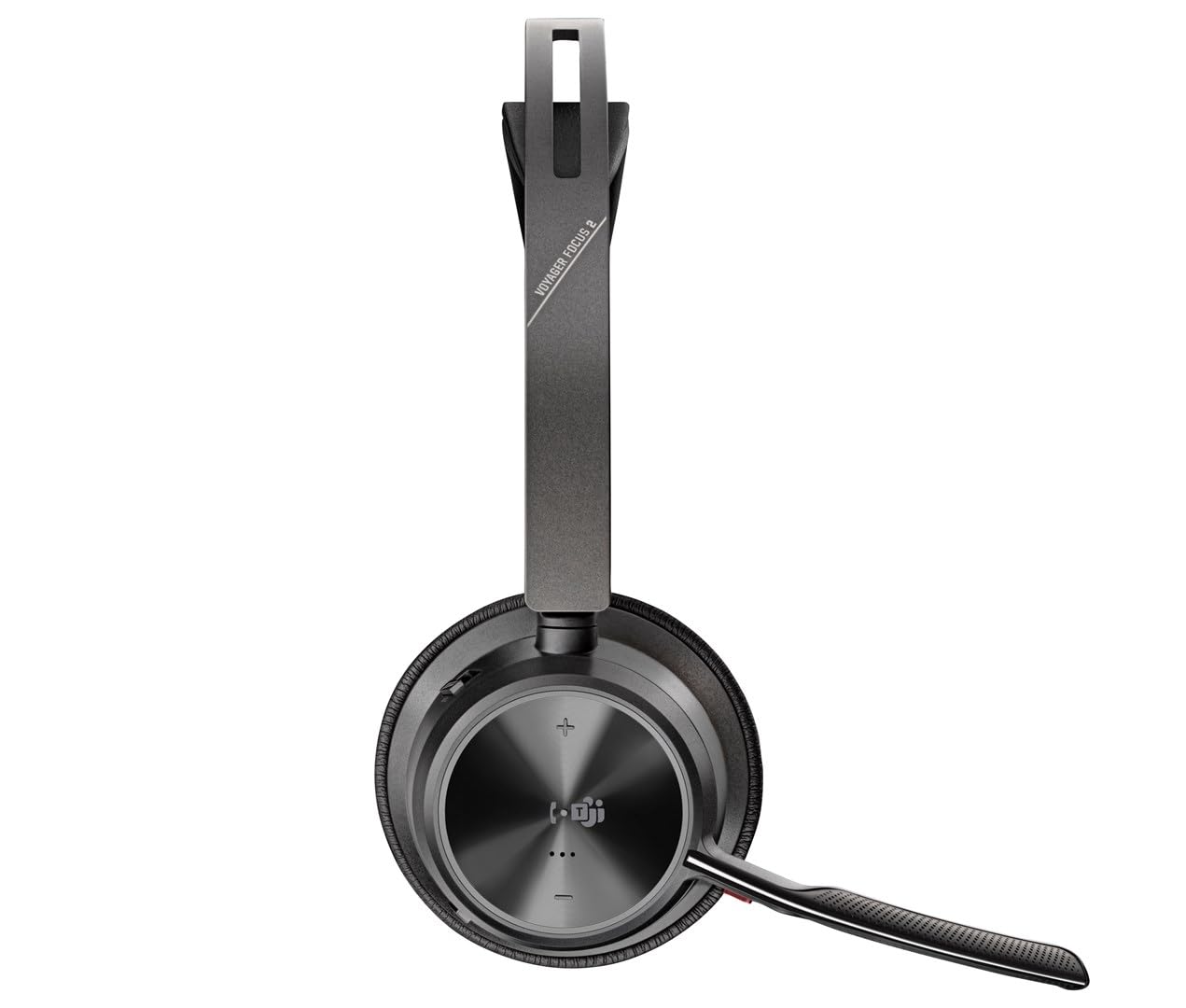 HP Inc. Poly Voyager Focus 2 - Headset - On-Ear - Bluetooth - kabellos - aktive Rauschunterdr?ckung - Adapter USB-C via Bluetooth - Schwarz - Zertifiziert f?r Microsoft Teams, Zoom Certified (9T9J4AA
