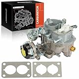A-Premium 2 Barrel Carburetor Compatible with Jeep 6 CYL 4.2L 258 Cu Engine 1983-1988 Jeep Wrangler Wagoneer CJ5 CJ7 J10 Electric Automatic Choke Replace# 1806449