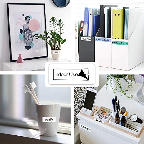 Unistar Tz Tape 12Mm 0.47 Laminated White Replacement For Brother Label Maker Tape Tze-231 Tze231, Compatible For Brother Ptouch Pt-D210 Pt-D400 Pt-D600 Pt-1280, 26.2 Feet, 5 Pack #TOP4