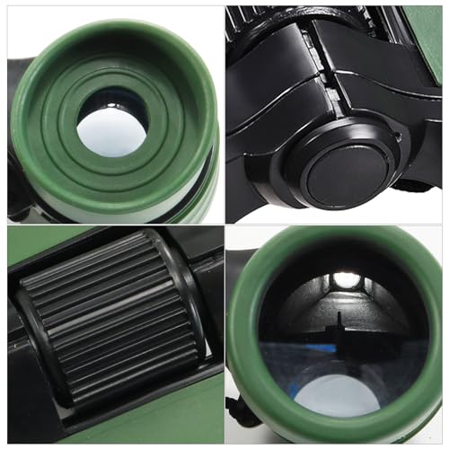 Binoculares compactos plegables 4x30 Verde oscuro miniatura 4
