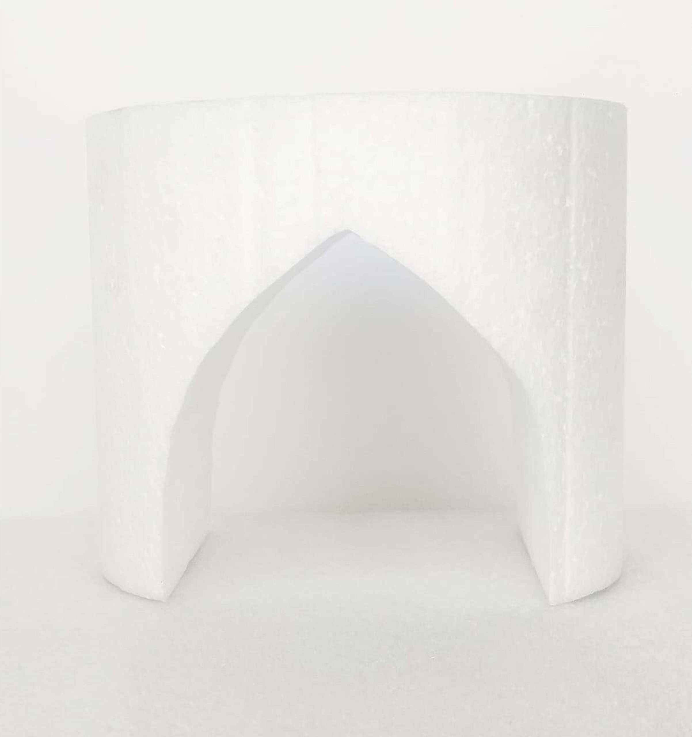 OM KRAFT Designer Styrofoam Dummy with Centre Hole to add Layers to Your Cake for Your Huge Birthday Cakes/Wedding Cakes/Anniversary Cakes (Size- 8X 8 inch), Centre Hole- 5X 6.5inch