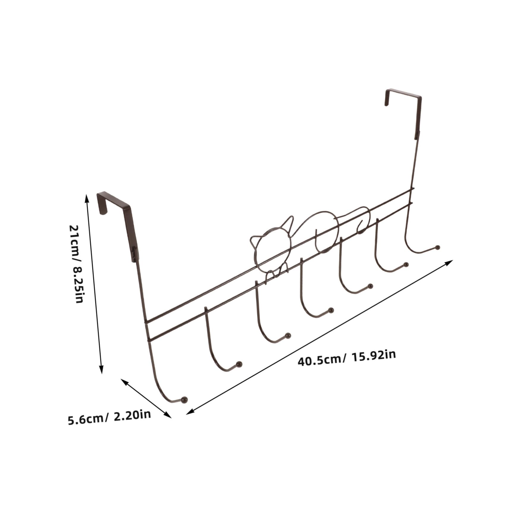 OFFSCH Over Door Hanger Coat Rack Door Towel Rack Door Hanger for Clothing Towel Hanger for Bathroom Door Over The Door Hook Organizer Door Hook for Hanging