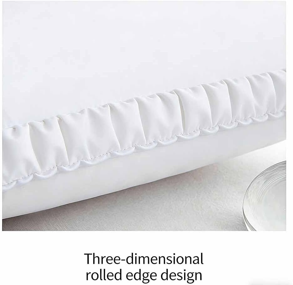 Pillow Inserts Feather Mix Polycotton with Cotton Fabric Square Decorative Throw Pillows for Couch Bed Sofa (Set of 6,26x26 inch)