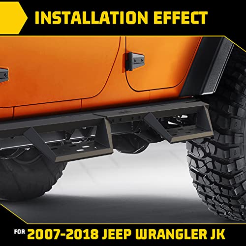 Estribos laterales para Jeep Wrangler JK 2007-2018 miniatura 2