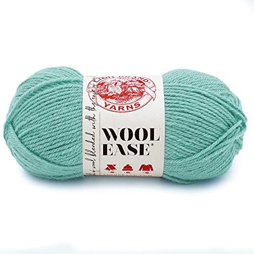 Image of Lion Brand Yarn Wool-Ease Yarn, Worsted-Weight Yarn for Knitting and Crocheting, 1 Pack, Succulent