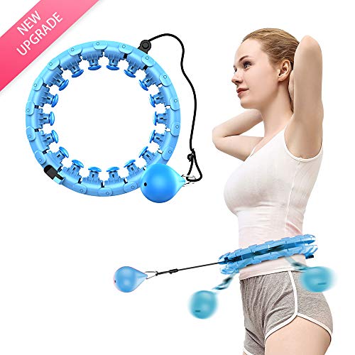 NGC-C Smart Hula Hoops for Adults Kids Beginners do not Fall,24 Knots, Abdomen