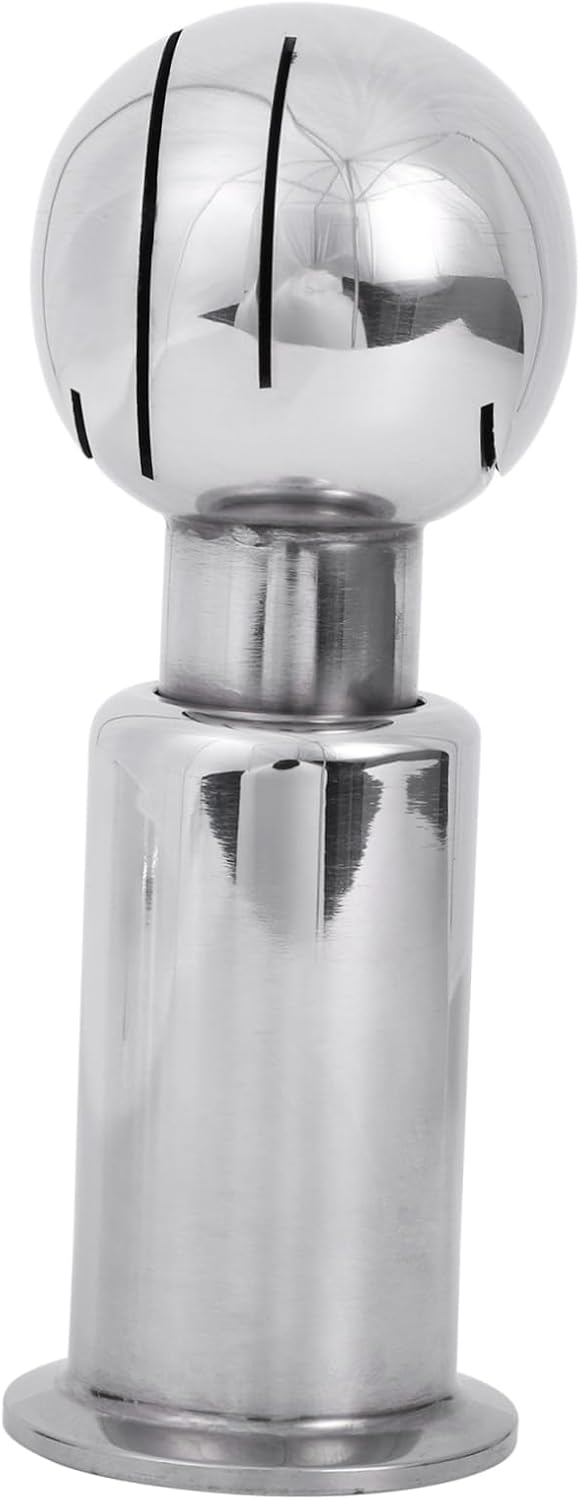 OUNONA 360 Degree Rotating Stainless Steel Cleaning Ball for Sanitary Tank Cleaning