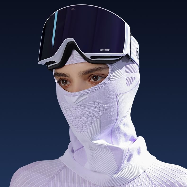 Ski Mask & Winter Gloves Cycling Running - Cold Weather Warm Face Mask and Hand Warm Gloves