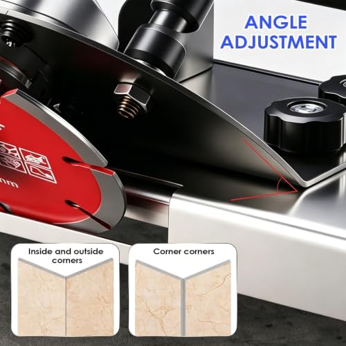 Soporte de amoladora angular de 45 grados en acero inoxidable para corte de azulejos 5