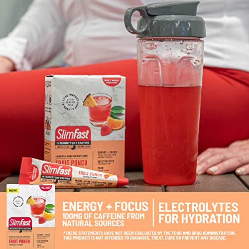 Hydration Packets, SlimFast Intermittent Fasting Electrolytes, Energy