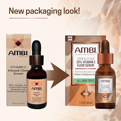 Ambi Even & Clear Vitamin C Infused Glow Serum for All Skin Types to help Cleanse Skin, Brighten Skin, Even Skin Tone, Extract, 1 Ounce - Thumbnail 5