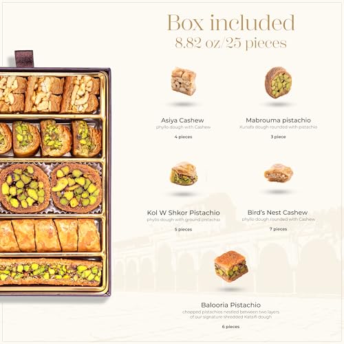Damaskino Home Assorted Baklava Gift Box 8.82Oz thumb #1