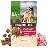 Only Natural Pet Dry Dog Food Canine PowerFood Formula - Paleo Inspired Formula with No Grain, Soy, Corn, Wheat or Oats - Red Meat Feast 20 lb Bag