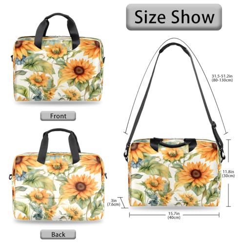 Bolsa para laptop con diseño de girasol miniatura 6