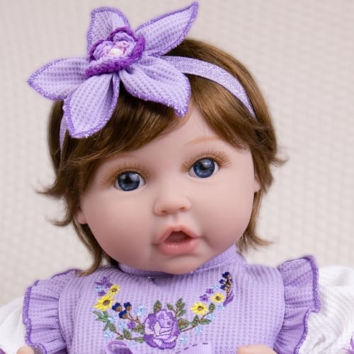 Milidool Lifelike Reborn Baby Dolls - 22 Inch Realistic Reborn Baby Dolls Girl, Real Looking Newborn Real Life Baby Dolls with Complete Accessories, Perfect for Cuddling, Playtime, and Gift Giving - Image 2