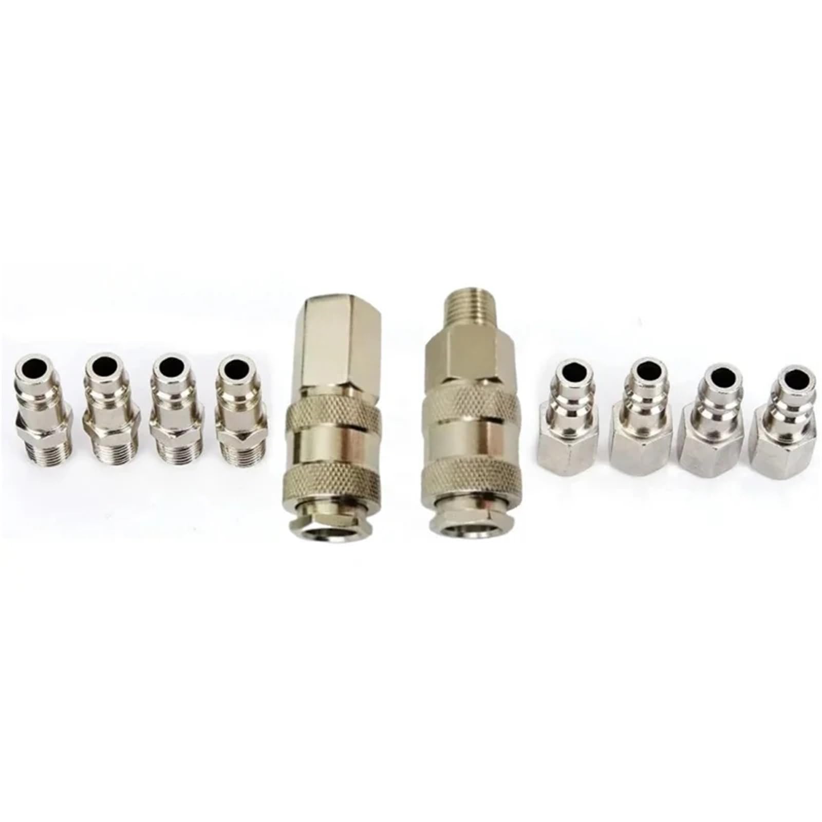 Aria Compressa Attacco 10 pz/set Giunti Rapidi Linea Aria Raccordo Euro 1/4 "Raccordo Tubo Compressore Connettore for Utensili Pneumatici