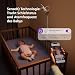 PHILIPS Avent Premium Connected Babyphone mit App - 1080 px HD-Kamera, Schlaf- & Atemtracking mit KI, Schrei-Interpretation, Dekra-Zertifiziert für höchste Cybersicherheit, Wandhalterung, SCD974/26